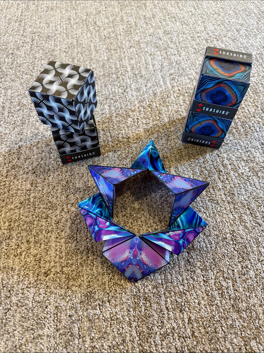 NWT 5 Shashibo Shape Shifting Boxes
